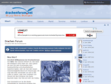 Tablet Screenshot of drachenforum.net